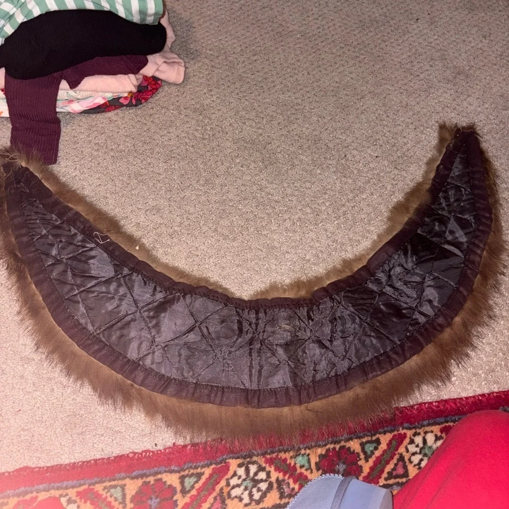 Real Mink Collar in Brown